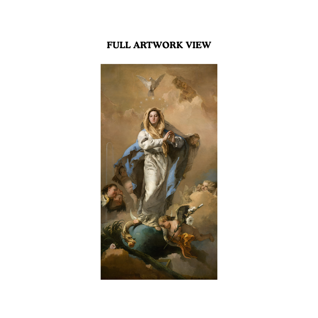 Full view of The Immaculate Conception by Giovanni Battista Tiepolo 1767 to 1769