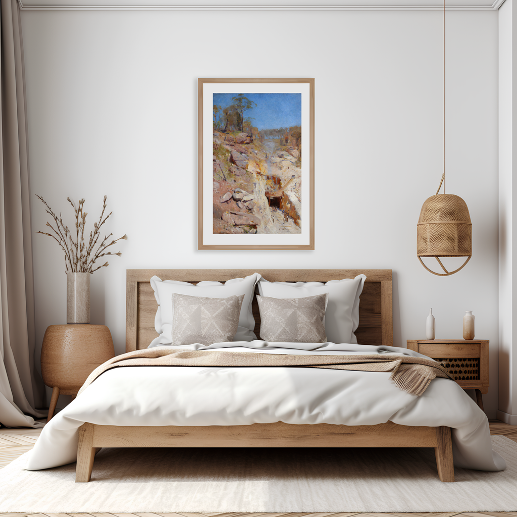 Arthur Streeton landscape printable wall art for bedroom decor
