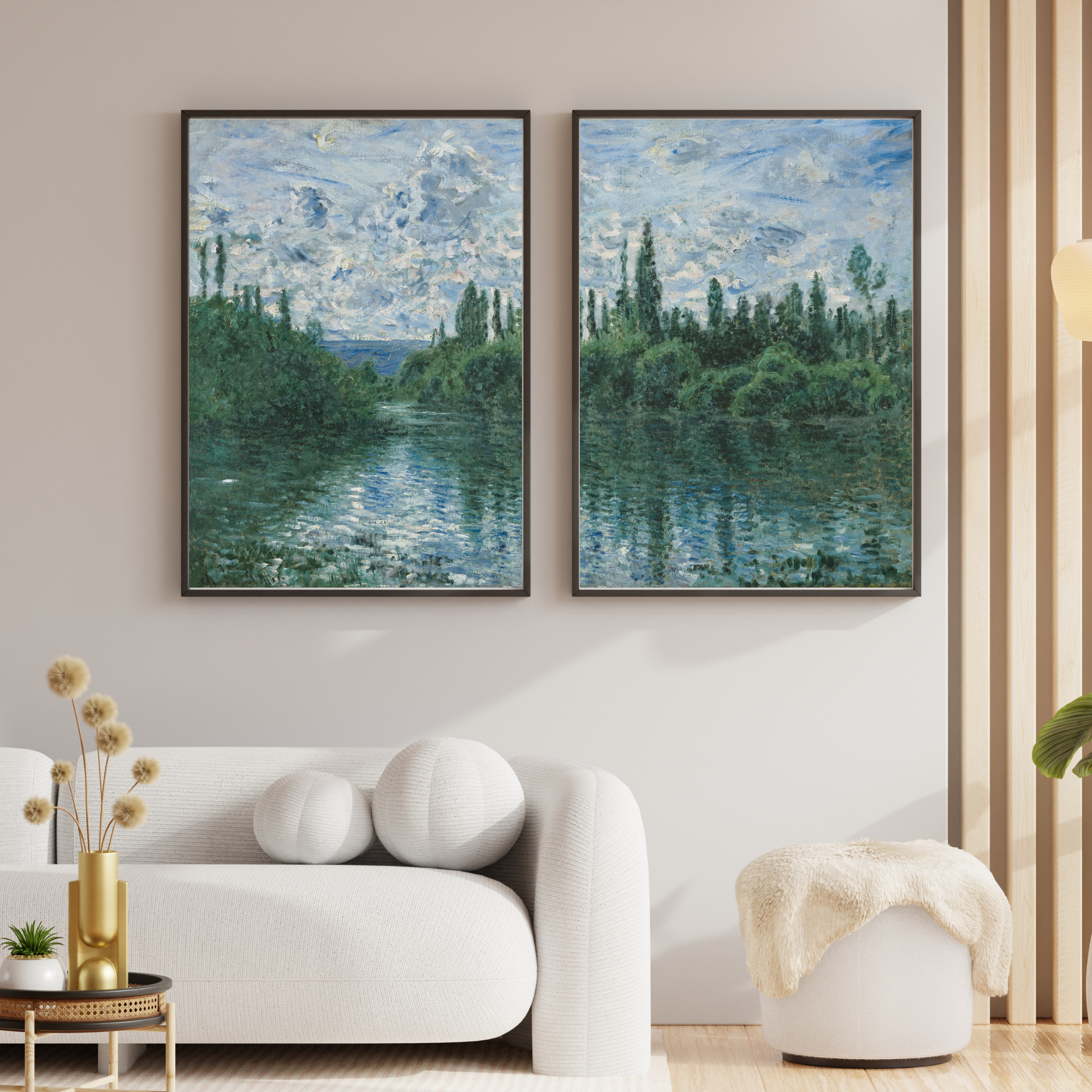 Claude Monet Impressionist landscape printable gallery wall art
