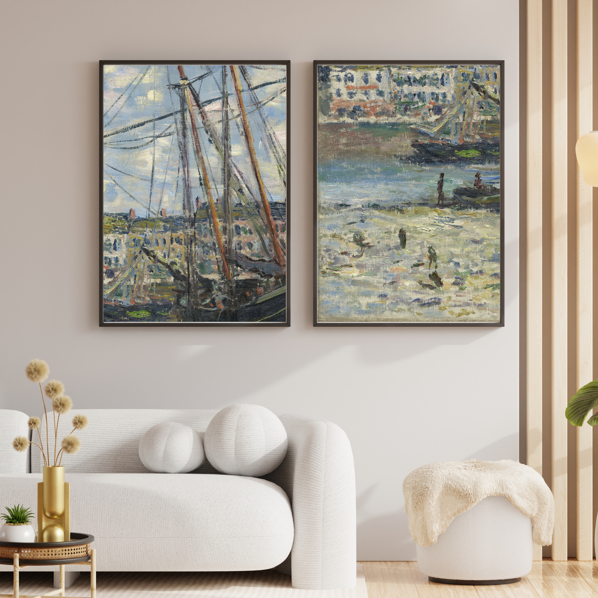 Claude Monet nautical printable art gallery wall decor