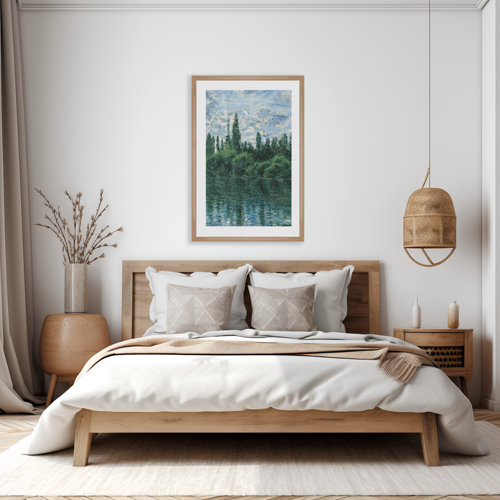 Claude Monet The Seine at Giverny bedroom printable wall decor