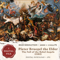 Pieter Bruegel the Elder The Fall of the Rebel Angels 1562 high-resolution printable wall art