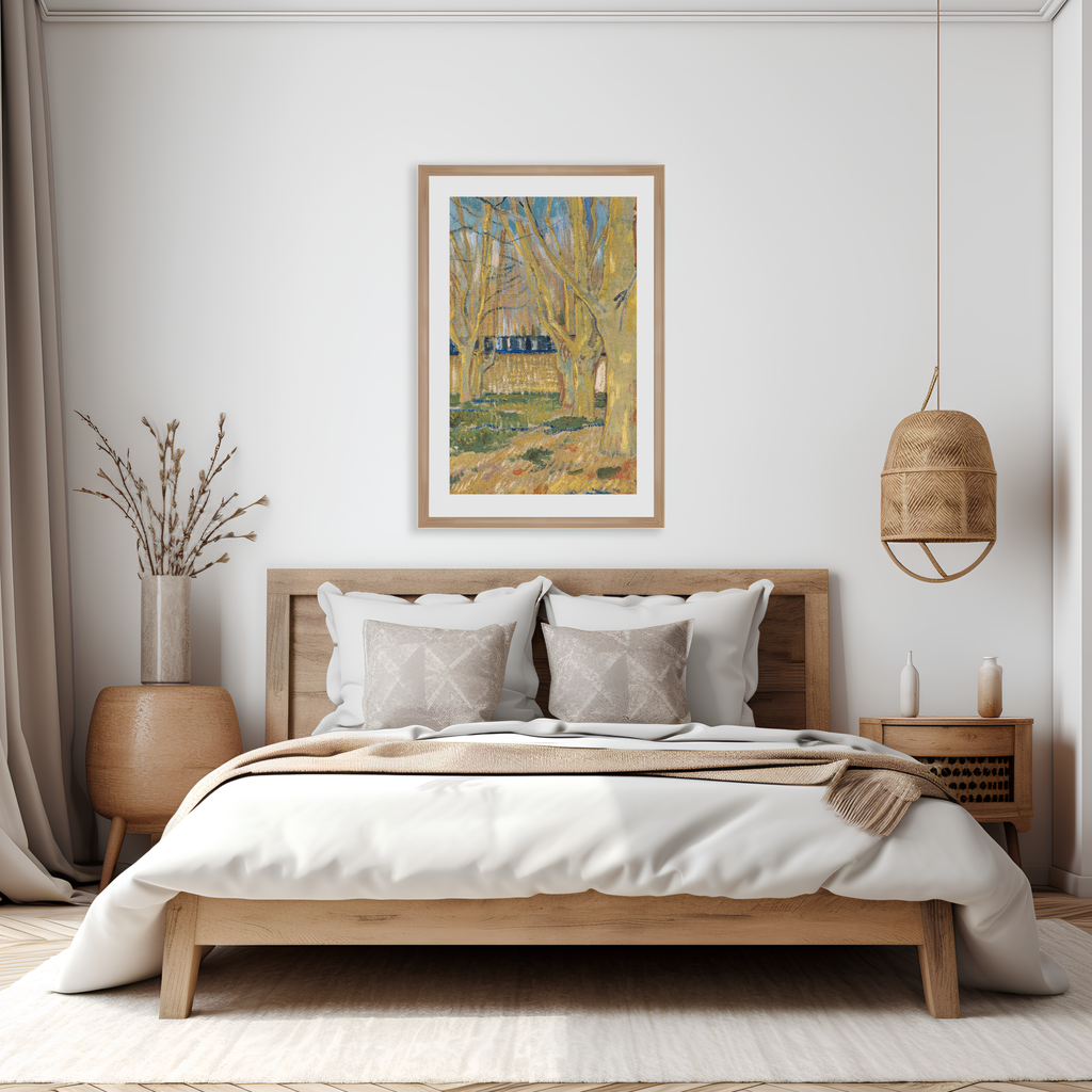 Van Gogh Avenue of Plane Trees printable wall art for bedroom decor