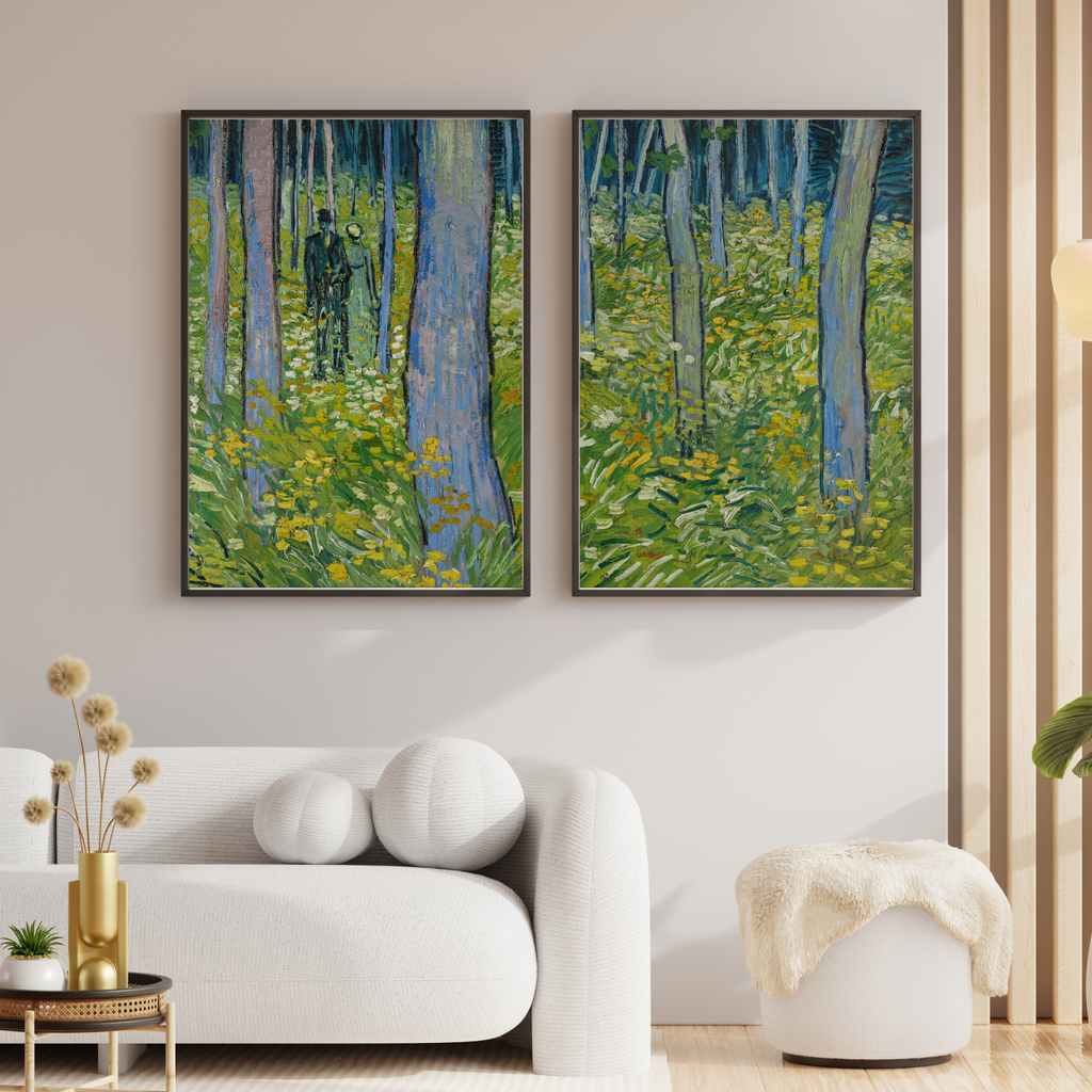 Van Gogh forest printable art gallery wall decor