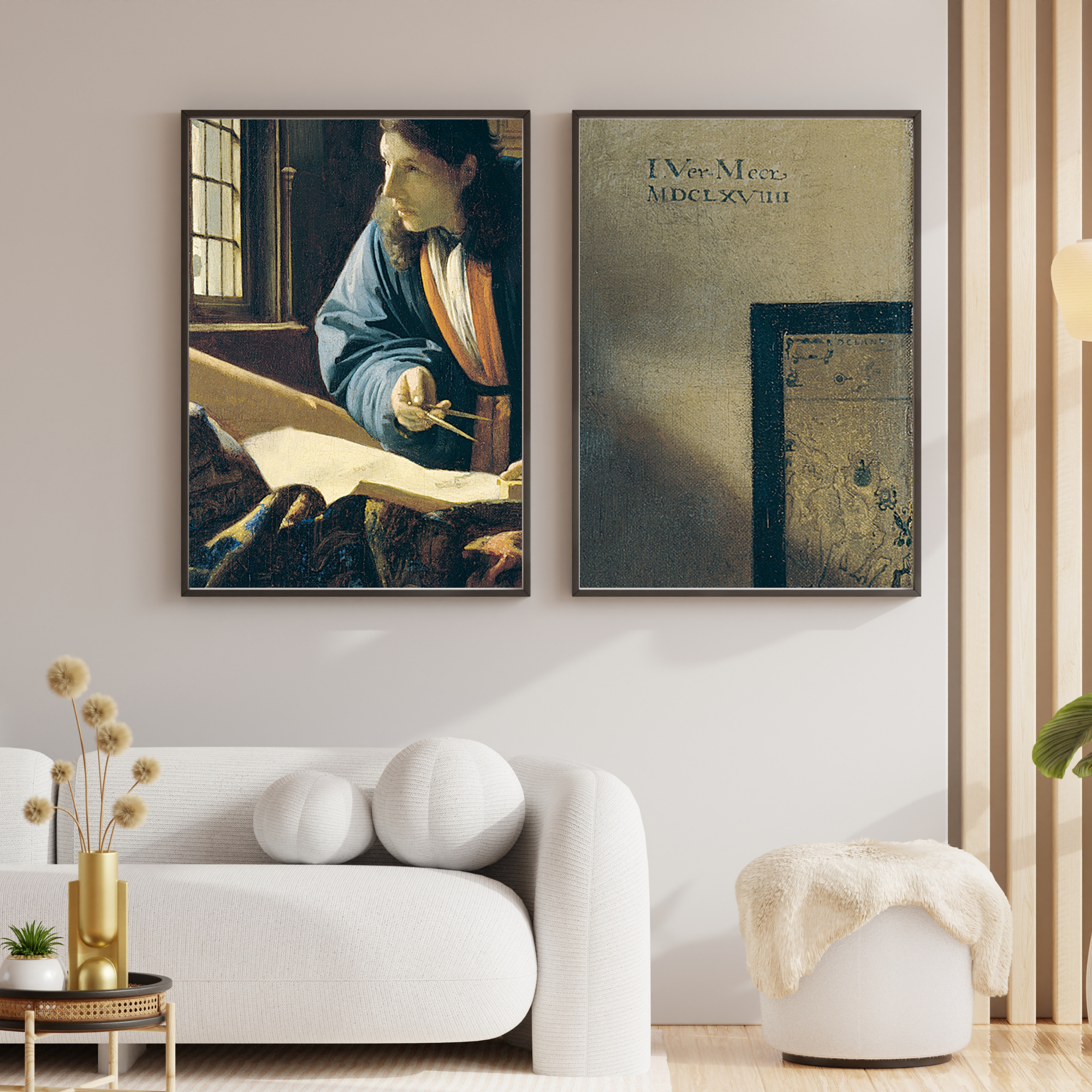 Johannes Vermeer classic art gallery wall printable